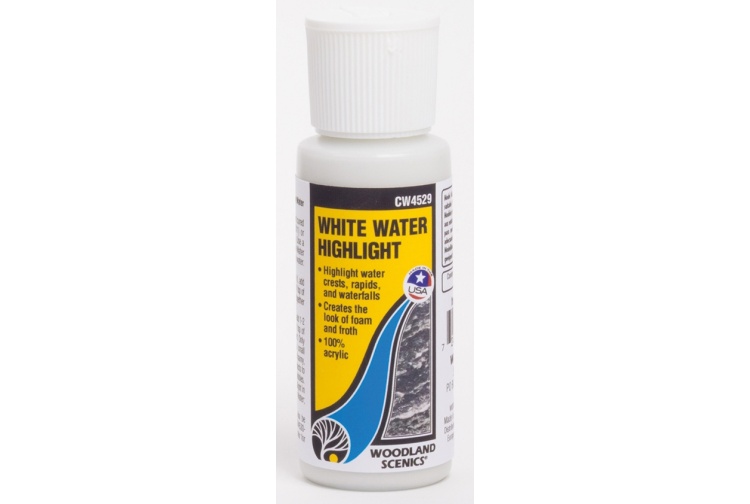 Woodland Scenics CW4529 White Water Highlight Water Tint