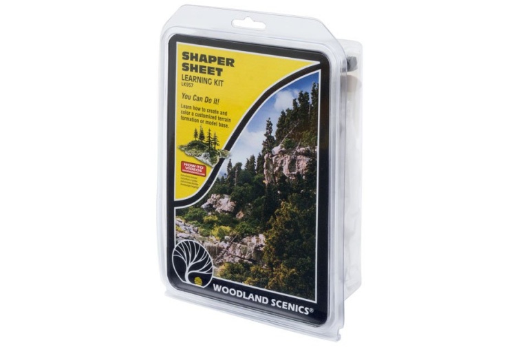 Woodlands Scenics LK957 Shaper Sheet Learning Kit Package