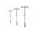 Gaugemaster Lighting GM830 Modern Double Head Adjustable Height Lamps