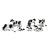 Woodland Scenics WA1863 Accent Figures Holestein Cows