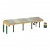 Bachmann 44-089G Bluebell Station Canopy and Hut Green and Cream