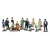 Dapol C008 Platform Figures 36 Painted