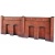 Metcalfe PO244 Retaining Wall In Red Brick