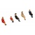 Modelscene 5301 Seated People OO Gauge Figures Set (Pack of 5)